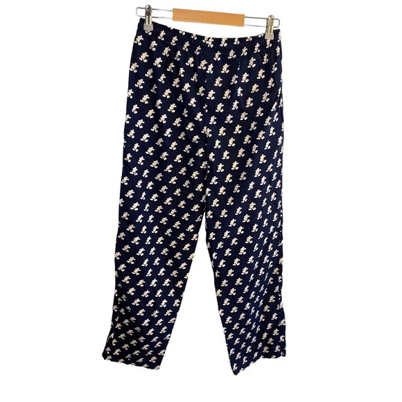 Disney Parks Navy Blue White Mickey Mouse Pajamas Small Men's - Picture 3 of 6
